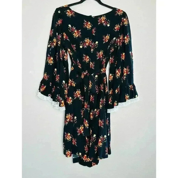 ModCloth Through the Bluebells A-Line Dress in Bouquets Size M - Picture 4 of 8